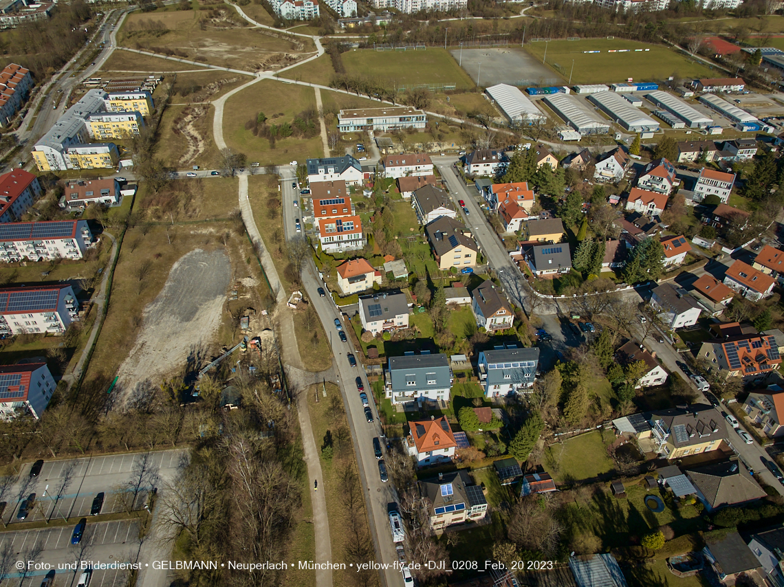 20.02.2023 -  der verschwundene Hachinger Bach in Neuperlach und Berg am Laim
